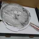 Inqibee 14 Inch Stainless Steel Frying Pan with Lid, Detachable Handle