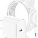 Apple Watch Charger, [ MFi Certified ] iPhone Magnetic iWatch Charger to 6ft USB C Fast Charging Cable Cord Long and Type C Wall Charger Block Plug for iWatch Series 11/10/9/Ultra/8/7/SE/SE2/6/5/4/3/2