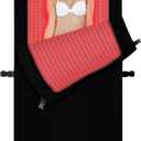2025 New 73''x 33'' Dual Wave LED Beads 660nm & 850nm Red Light Therapy Mat Full Body Used to Relieve Pain Health Personal Care (Black)