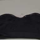 LetsJoli Strapless Push Up Bras for Women Support Bandeau Bra Wireless Seamless Comfortable Non Slip Tshirt Bras Black, Medium