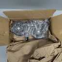 Caster Wheels 4 Inch, Swivel Threaded Stem Casters Set of 4 Heavy Duty 2000lbs, UNC 3/8"-16 x 1 (Stem Diameter 3/8", Stem Length 1") Locking Casters for Workbench, Cart, Furniture