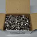 (200 pcs) Wensilon #10×1”for Sheet Metal Self-Tapping Screws 410 Stainless Steel Truss Head High-Strength Quick Tapping Screws