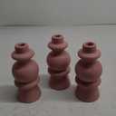 Holiday Home Easter 6in Ceramic Candle Holder pink 6.5 in, 3 pack