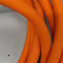 YAMATIC Heavy Duty Garden Hose 5/8 in x 15 ft with Swivel Fitting, Super Flexible Water Hose, All-weather, Lightweight, Burst 600 PSI (Orange)