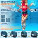 Sportneer Aqua Belt Water Aerobics Equipment: Swimming Belt Pool Exercise Equipment for Adults Aqua Float Belts with Adjustable Foam Blocks for Aquatic Fitness Training Low-Impact Workout