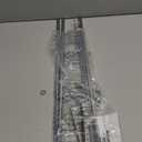 MyGift 3 Tier Over The Door Towel Rack for Bathroom, Over The Door Bath Towel Bar, Hand Towel Holder, Behind Shower Door Drying Rack for Laundry, Chrome-Plated (Silver)