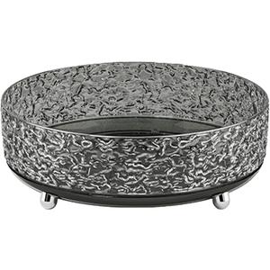 Makeup Organizer Holder - Desktop Lotions Rotatable Display Tray,Water Design, Transparent Desktop Rotating Cosmetic Storage Box, S