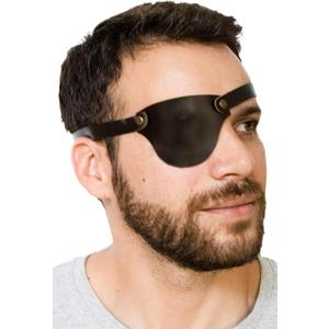 Andean Leather - Leather Eye Patch, Eye Patches for Adults, Pirate Eye Patch, Medical Eye Patch for Right and Left Eye (Dark Brown)