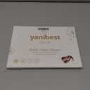 YANIBEST Adjustable Satin Bonnet for Sleeping with Elastic Band, Double Layer Hair Wrap for Natural Curly Hair, Reduce Frizz