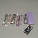 Gaoye Reading Glasses For Women, 6 Pack Fashion Readers For Women Men Spring Hinge Eye Glasses, Blue Light Reading Glasses (Glossy Black, Tofu Beige, Transparent Pink, Transparent, Transparent Purple, Transparent Blue, 2.75 X)