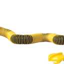 15 FT RV Sewer Hose Kit Heavy-Duty Sun-Resistant Leak-Proof with 90 Degree Clear View Sewer Adapter Storage Cap