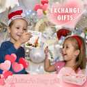 24 Pack Valentines Gemstones Dig Kit for Kids Gems Crystal Excavation with Card Party Favors for Boys and Girls Valentines Exchange Gifts