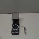 Gifts for Him Dad Men Valentines Day, Birthday Ideas for Men Women, Cell Phone Stand with Wireless Bluetooth Speaker with Wireless Induction Audio & Colorful Led Light (Black)