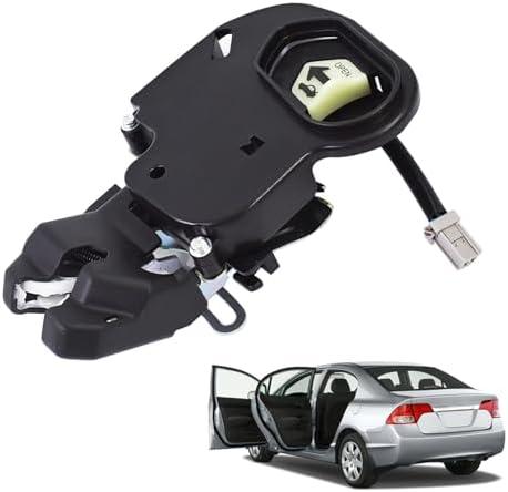 munirater Trunk La-tch Manual Lid Lock Tailgate Lock La-tch Replacement for Civic 4 Door LX Sedan 2006-2011