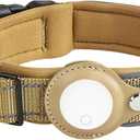 Tactical Dog Outdoor Positioner, Tracker for Pet Only iOS System, Smart Location Tracking Tactical Collar, Map Reality, Works Worldwide with Any Collar, No Other Fees, Find My, Camo