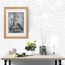 12x16 inch or 9x12 with Mat Poster Frame 2 Piece Set, Straight Wood Grain, Vertcial or Horizontal Display, Natural Oak, 12 x 16 in 2pk
