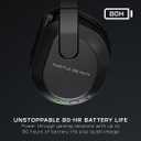 Turtle Beach Stealth 600 Wireless Multiplatform Amplified Gaming Headset for PS5, PS4, PC, & Mobile Bluetooth, 80-Hr Battery, Noise-Cancelling Flip-to-Mute Mic, 50mm Speakers Black