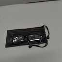 Blue Light Blocking Glasses - Fashion Square Eyeglasses, Anti UV Ray Computer Gaming Glasses Blue Blockers for Women/Men (Black)