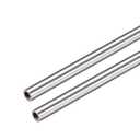 Uxcell 2Pcs 304 Stainless Steel Capillary Tube Tubing 5.65mm ID 6.35mm OD 300mm Length 0.35mm Wall