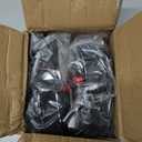 Ayaport Retractable Ratchet Straps 1 inch x 6ft Bolt-on Tie Down Straps to Trailer - 1410lbs Break Strength, Heavy Duty Trailer Strap for Cargo, Boat, Jet Ski, Motorcycles, ATV (Black)