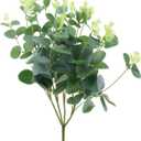Zerodeko Fake Eucalyptus Stem Vase Filling Artificial Eucalyptus Picks Green Vines Decorations Perfect for Home Wedding Decor