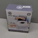 Lord Eagle Hand Mixer Electric 400W, 5 Speed handheld Mixer, 5 Stainless Steel Accessories for Baking Cake Egg Cream Food Beater, Turbo Boost/Self-Control Speed + Eject Button (General, White)