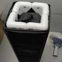 Dream On Me Zodiak Portable Playard, Compact for Travel, Carry Bag, Black