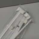 No Tools No Drill 1" Cordless Mini Blinds, Horizontal Light Filtering Blind, Vinyl Blinds for Indoor Windows 42" W x 64" H, White