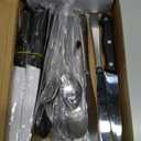 HIWARE 48-Piece Silverware Set with Steak Knives for 8, 18/8 Stainless Steel Flatware Cutlery Set For Home Kitchen Restaurant Hotel, Kitchen Utensils Set, Mirror Polished, Dishwasher Safe