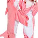 Shark Blanket Hoodie Women Dinosaur Wearable Blanket Gifts for Adults Onesie (Small)