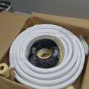 findmall 50FT Air Conditioning Tubing Hose Extension 1/4 and 3/8 Insulated Red Copper Hoses Fit for Mini Split Air Conditioner