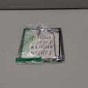 Happy Easter Decor, 5" x 5" Rustic Wood Plaque with Stand for Home Table Decorations, Bunny Kisses Easter Wishes Christian Gifts for Women