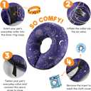 BENCMATE Inflatable Dog Cone Collar Alternative, Soft Dog Cone for Small Medium Large Dogs and Cats, Neck Recovery ECollar Donut Collar After Surgery (Large, Constellation)