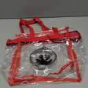 Zipper Closure, Long Shoulder Strap, Fabric Trimming , Transparent Bag Pack of 3