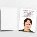 2 x Funny Birthday Card & Gifts for Men Husband Boyfriend Him, Happy Bday Card (A-5-FALSE)