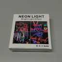 Ourbest EL Wire Lights Battery Powered, Wearable Led Wire Lights 5in1 neon String Light,DIY neon Sign kit Stay/Slow/Fast Flash Party Decoration 2M Yellow