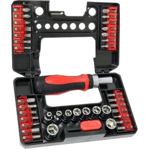38 PCS SCREWDRIVER AND SOCKET SET