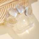 Handmade Cat Paw Taba Squishy Toys,Anxiety and Relaxation Perfect Desk Accessory for Stress Relief Toys (Transparent)