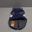 azuza Dog Jacket for Small Dogs Waterproof Dog Coat with Reflective Strips and Harness Built in Warm Fleece Dogs Winter Coat Windproof with Back Zipper, Navy M