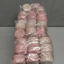 10Gram Lip Balm Containers, 12pcs Round Metal Salve Tins with Lids, Mini Candle Jars, Small Sample Containers for Balms, Salves, Cosmetic, Nail Polish, DIY Items (Pink), Set of 9