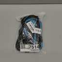 Lukovee Double Dog Leash, No Tangle 360 Swivel Heavy Duty Reflective Lead with Two Padded Handles Dual Dog Splitter, Comfortable Shock Absorbing Walking Training for  Medium Dogs(Blue)