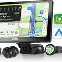 ATOTO P807PR Portable Car Stereo, Wireless CarPlay & Wireless Android Auto, 7inch QLED Glare-Suppressing Touchscreen, Car Radio with Bluetooth, WDR&Auto Dimmer, Remote Control, AUX/FM Output