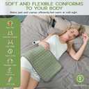 Heating Pad for Full Body Pain Relief 6 Heat Levels 4 Timers Soothes Back, Waist, Neck & Leg Aches Moist Machine Washable Holiday Wellness Gift