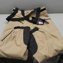 GSOU SNOW Men Snow Bibs Women Baggy Ski Pants Snowboard Overall Insulated Waterproof Windproof Warm Winter (Small, Caramel)