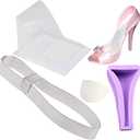 SK 3D Mold High-heeled Shoes Chocolate Decorating Silicone Gum Paste Baking Molds Large Size