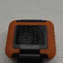 Portable Mini Waist Fan Rechargeable with 23H Working Time, 6200 RPM Strong Airflow, 3 Speed Levels, Belt Shirt Fan Clip on Waist Portable Cooling device for Blue Collar,Outdoor Working,Jobsite (Orange)