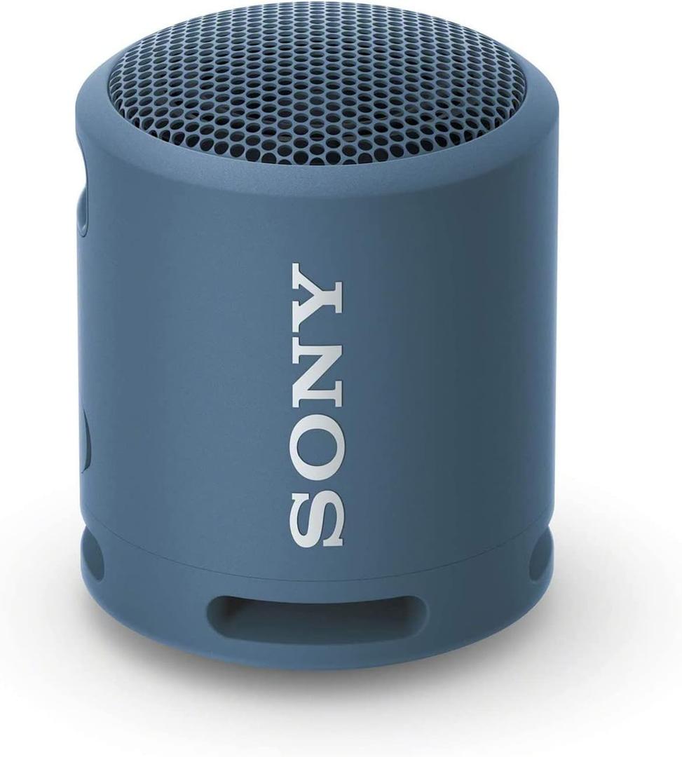 Sony SRS-XB13 EXTRA BASS Wireless Bluetooth Portable Lightweight Compact Travel Speaker, IP67 Waterproof & Durable for Outdoor, 16 Hour Battery, USB Type-C, Removable Strap, & Speakerphone, Light Blue