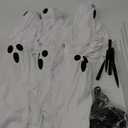 6 Pack Halloween Hanging Ghost Decorations 30 Inch White Cloth Hanging Ghosts, Flying Ghost Halloween Decor for Outdoor Front Yard Porch Patio Lawn Garden Trees Spooky Decoration