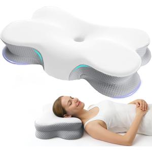 Deep Dream King Size Cervical Pillow for Neck Pain Relief, Ergonomic Memory Foam Pillows, Orthopedic Neck Support Pillow Medium Firm for for Side, Back, and Stomach Sleeper -XL