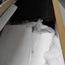 ChooChoo Farmhouse Storage Cabinet, Bathroom Floor Cabinet with Doors and Drawers, Kitchen Pantry Cabinet for Living Room, Laundry, Black